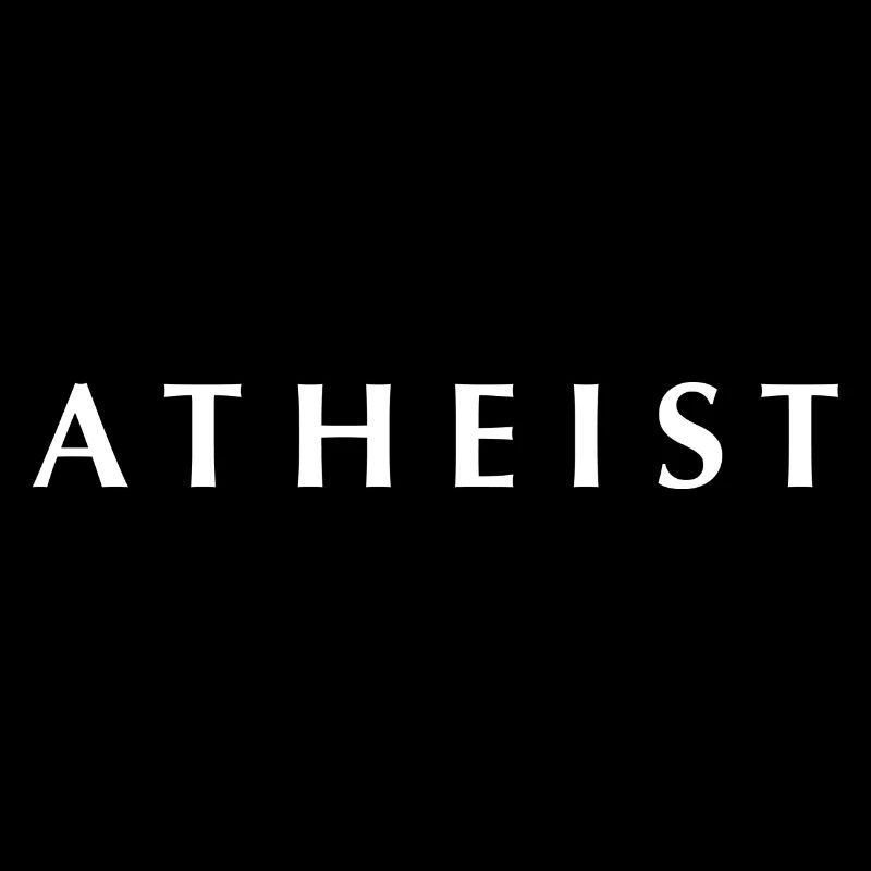 Atheist Schriftzug