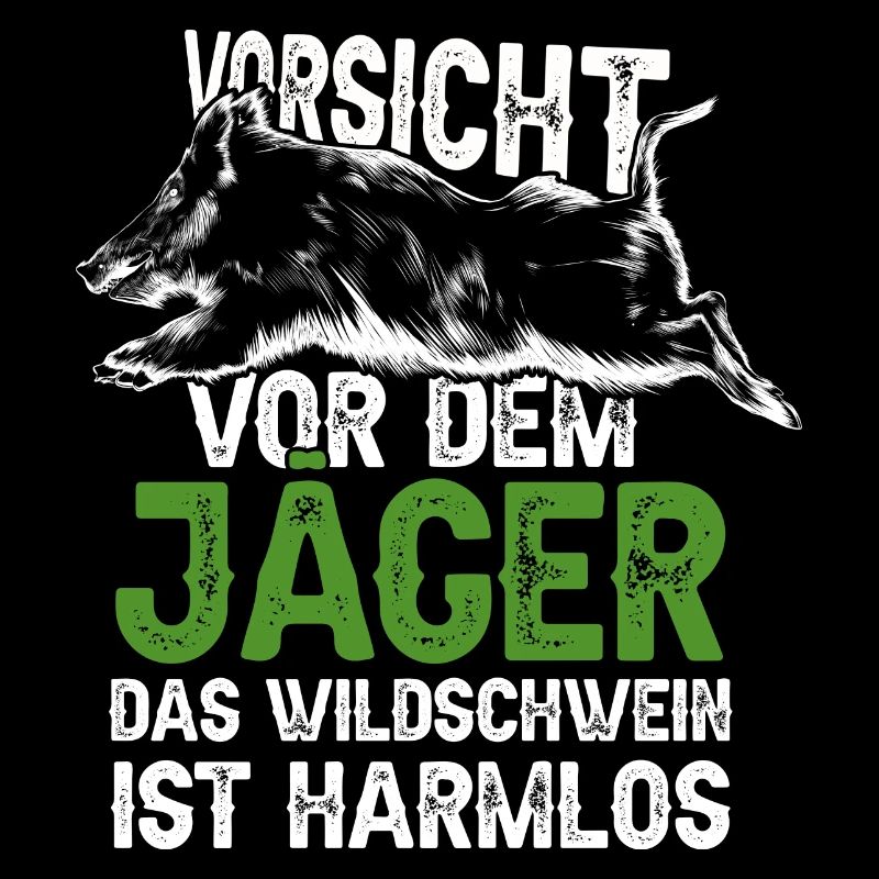 Vorsicht Jäger Jagd Wildschwein Wildschweinjagd