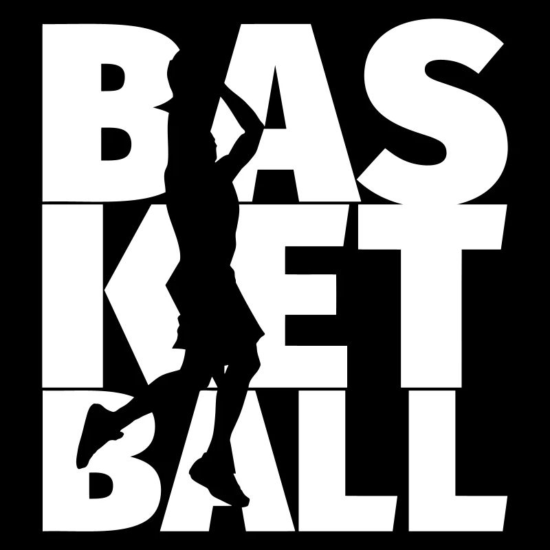 Conception de silhouette de basket-ball