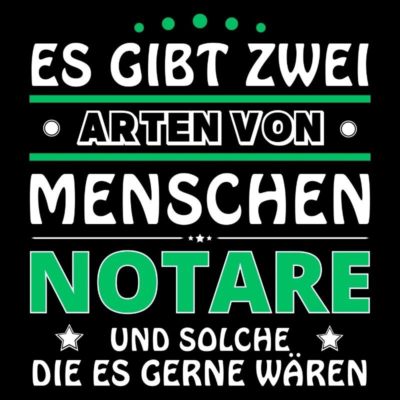 Notar Geschenk - zwei Arten von... Design