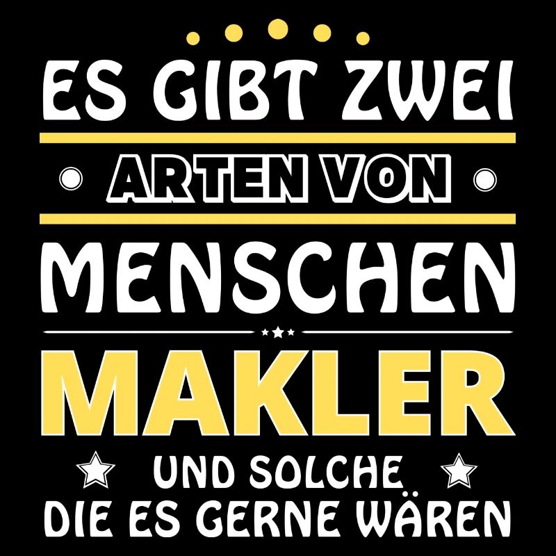 Makler Geschenk - zwei Arten von... Design
