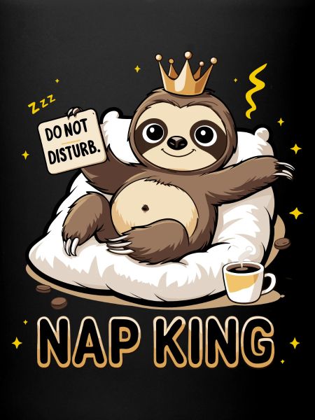 Nap King Sloth Design