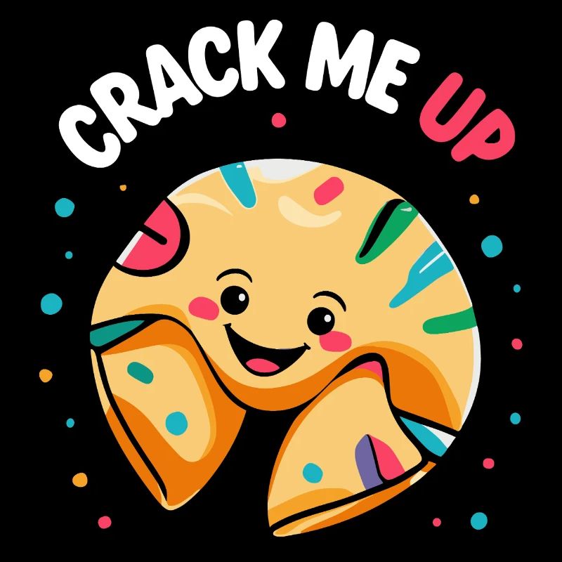 Biscuits de fortune - Conception de dessin animé amusant