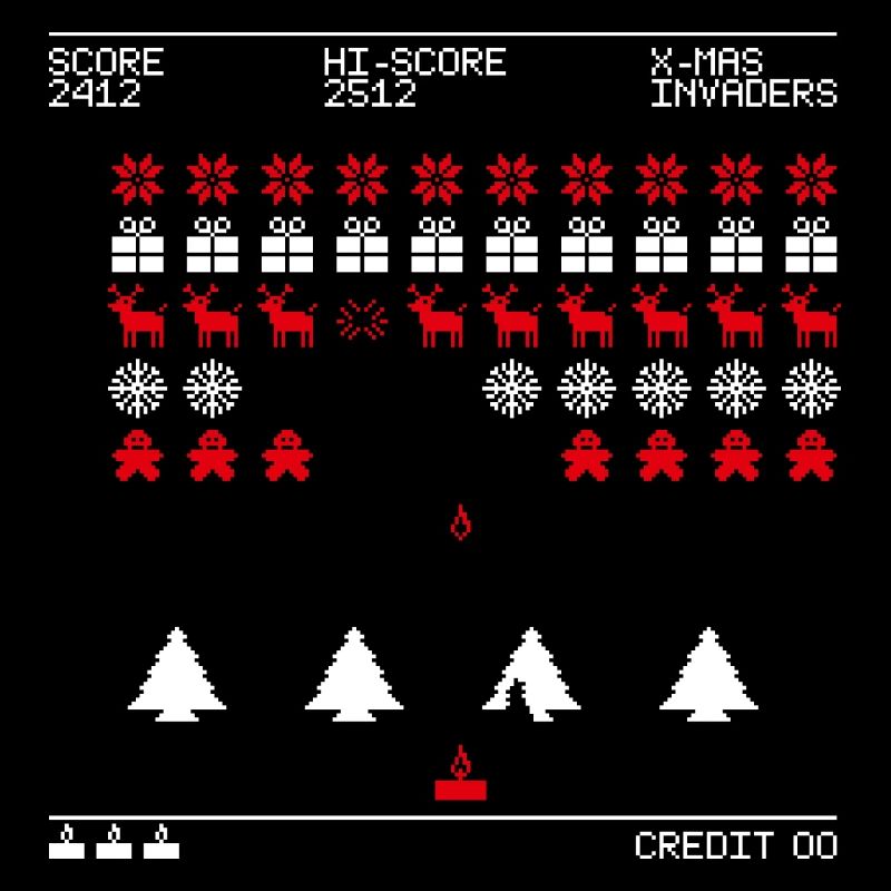 X-mas Invaders (bicolor)