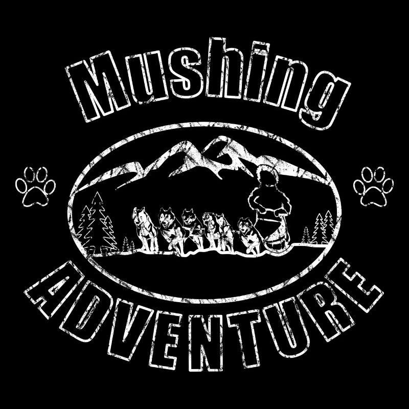 Chiens de traîneau Musher