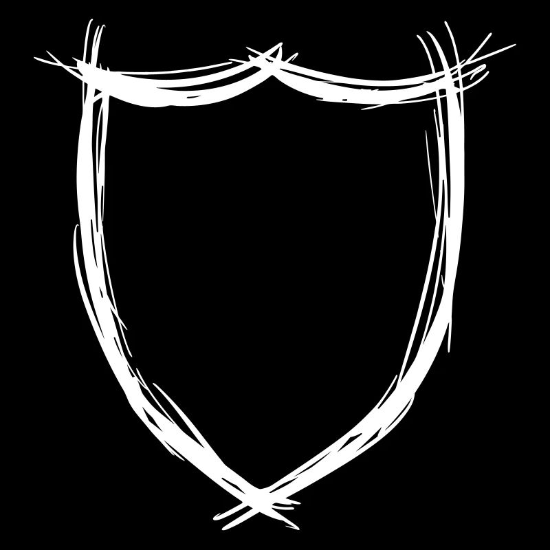 Panneau, symbole de la main dessiné
