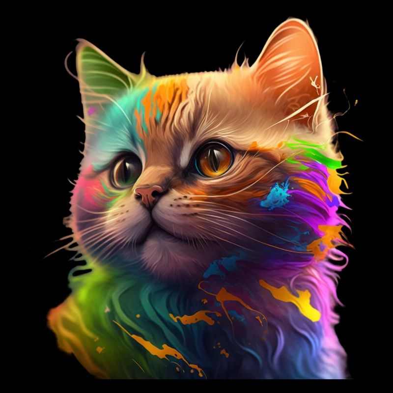 Multicolored cat