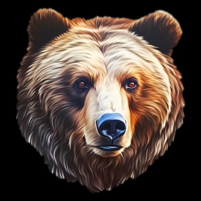 Cooler Braunbär