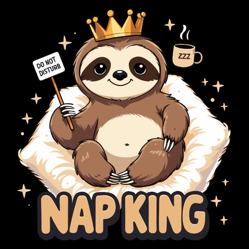 Nap King - Sloth Design