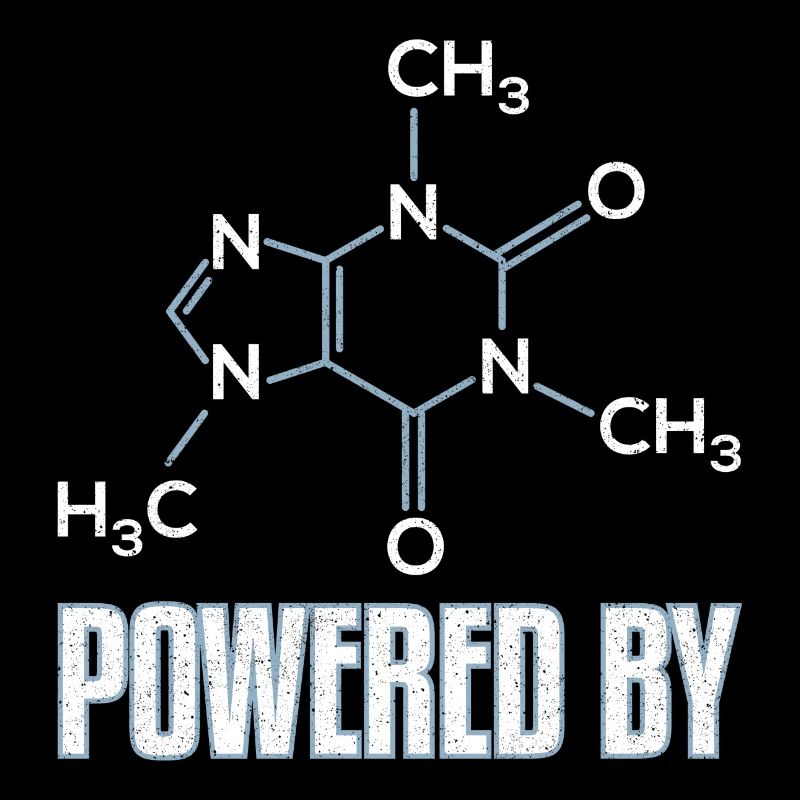 Powered By Caffeine Molecule Gift