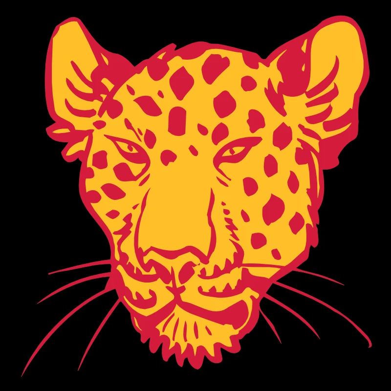 Leopard's head by Cheerful Madness!!