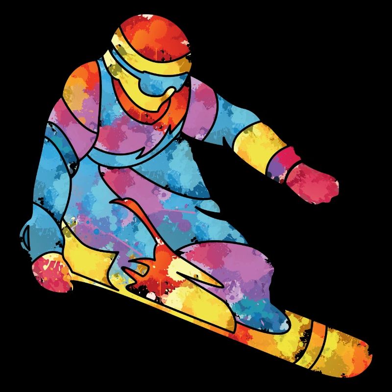 Snowboard snowboarder snowboard cadeau d'hiver