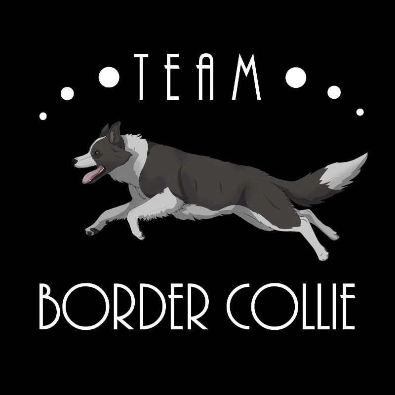 Team Border Collie - Black and White