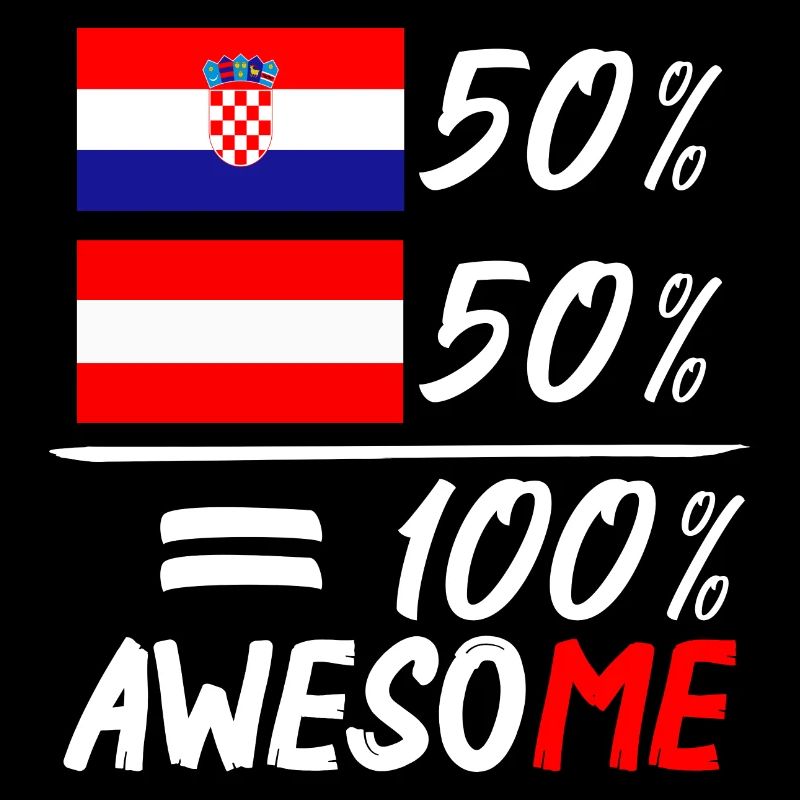 50% Croatian 50% Austria
