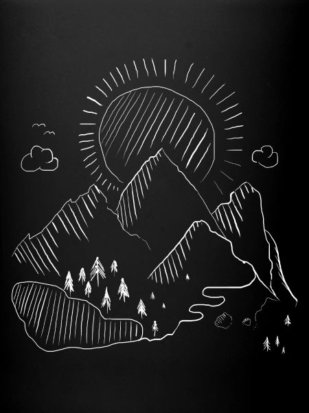 Mountains Drawing