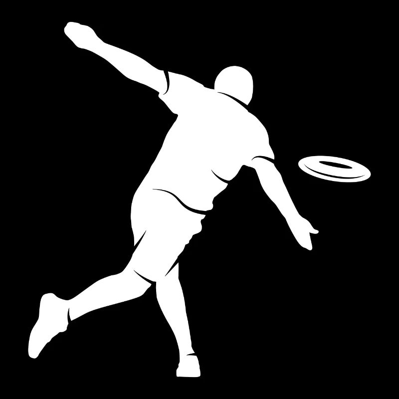 Discgolf Spieler Disc Golf Silhouette Discgolfer