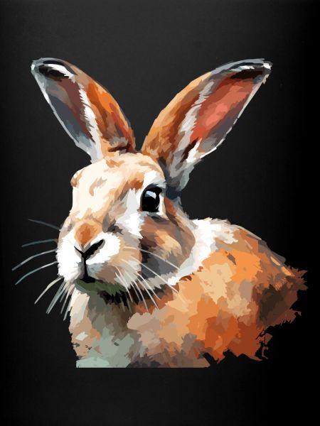 Lapin impressionnisme lapin