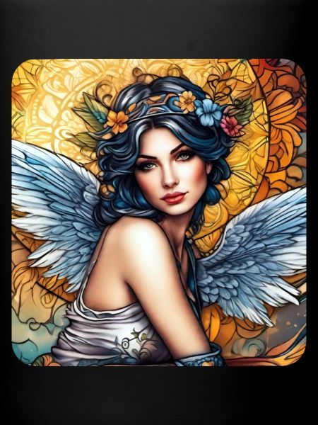 Ange aux fleurs
