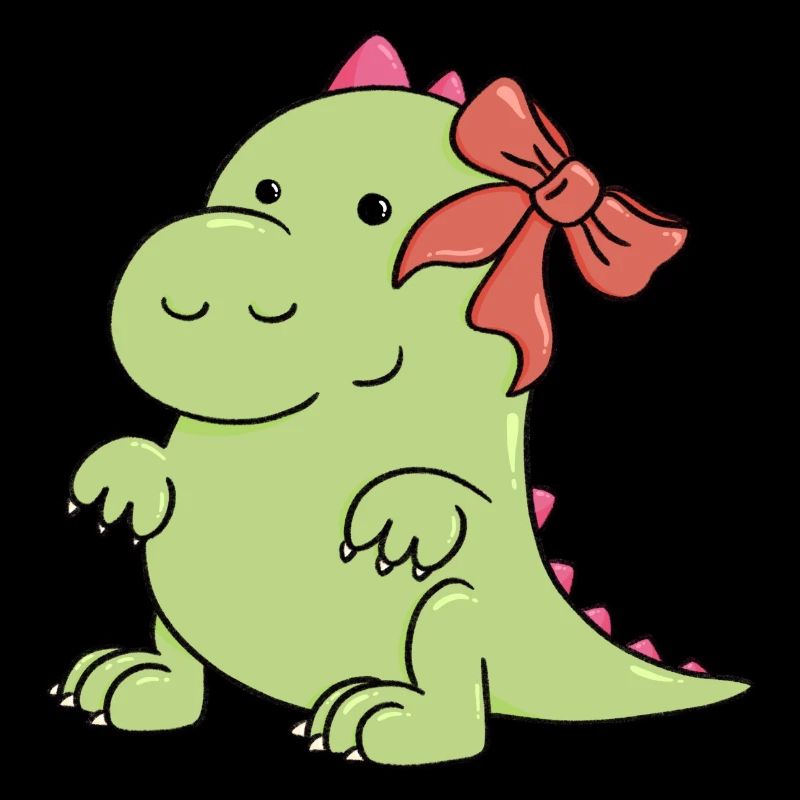 un petit dinosaure à Noël