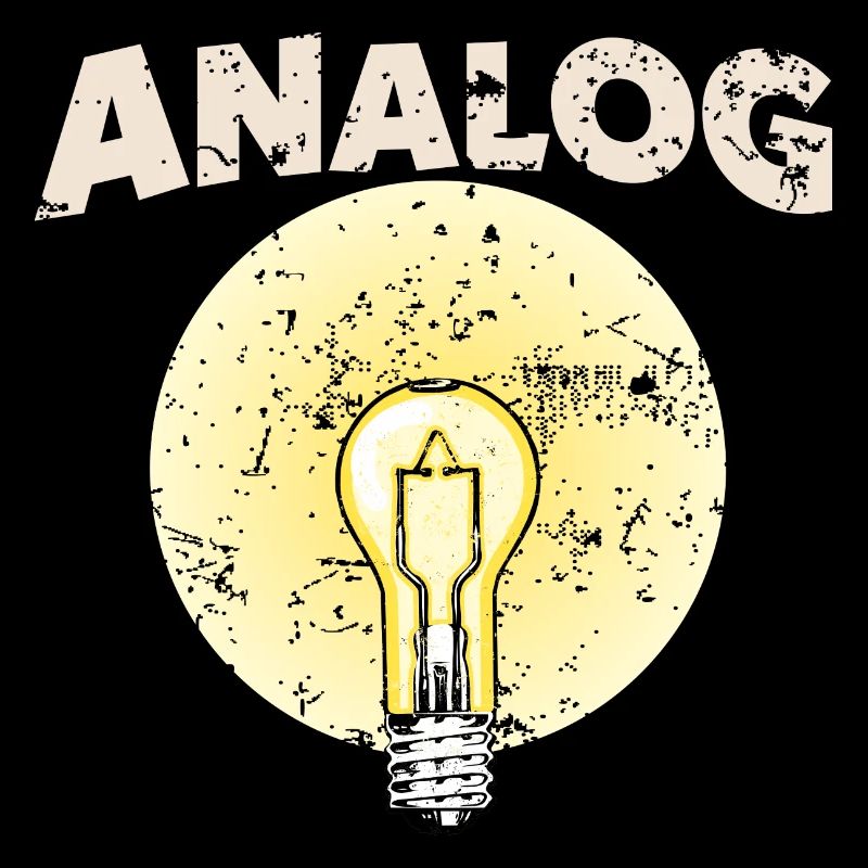 Analog ist super - Glühbirne