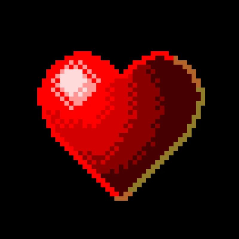 Heart 3D hearts corazon red retro red rojo love