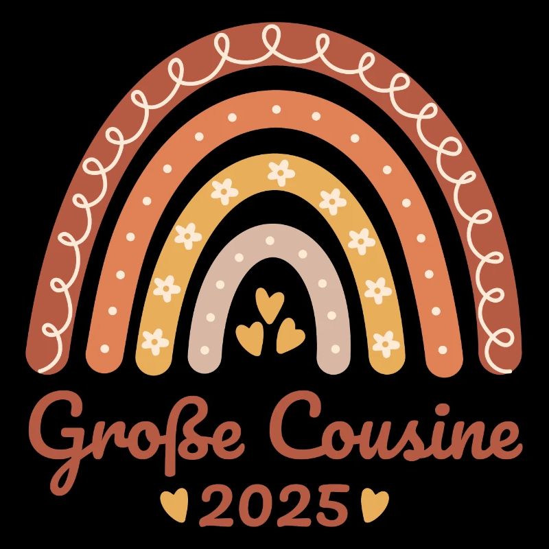 Boho Regenbogen - Große Cousine 2025