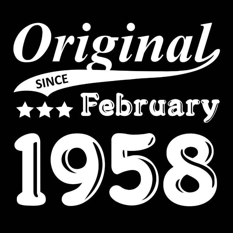 Original Since February 1958 Geschenk