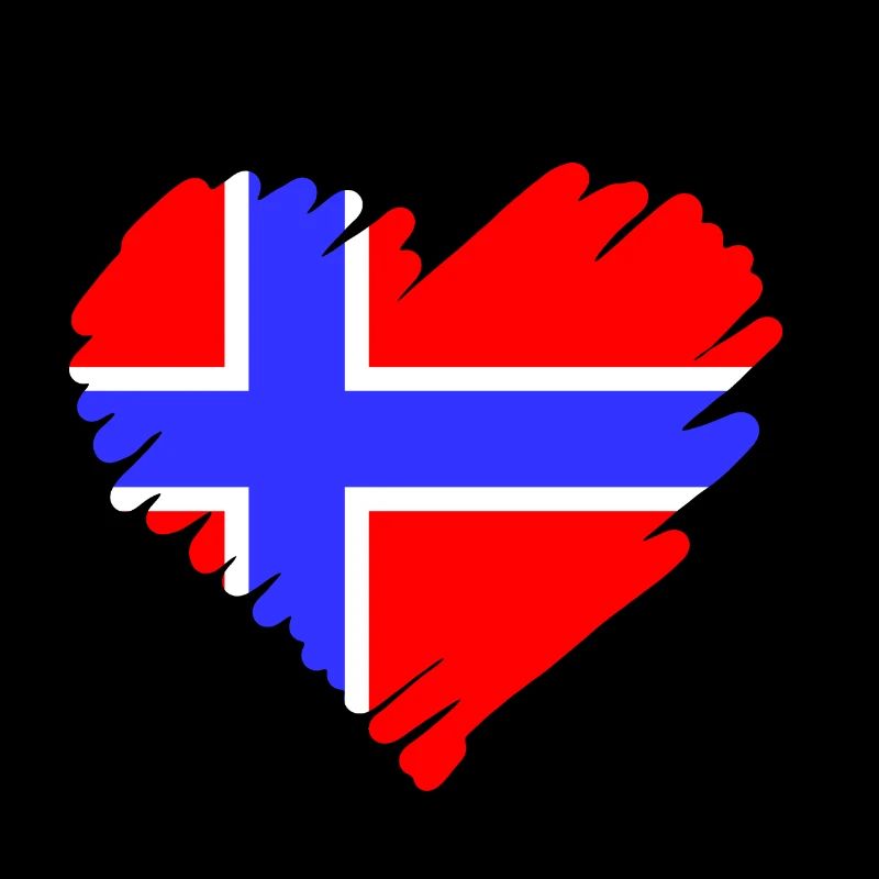 Norwegen Herz Liebe