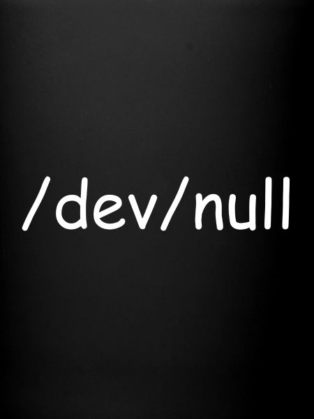 Nulldevice /dev/null Unix Geschenk