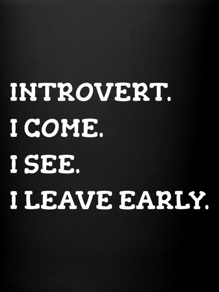 Introvert Introvertiert Geschenk Spruch