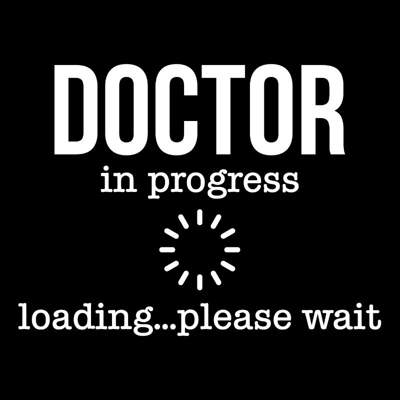 Doctor in progress loading please wait Geschenk