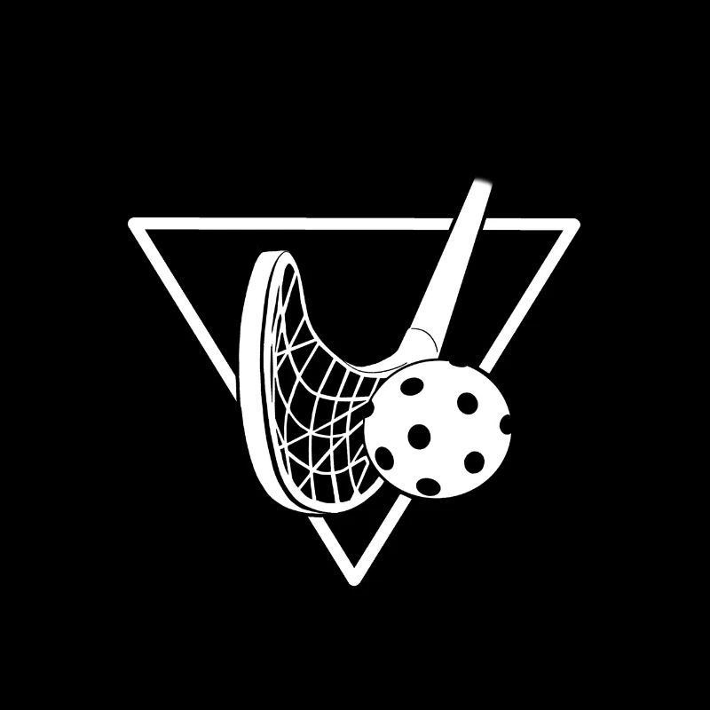 Floorball dans un triangle