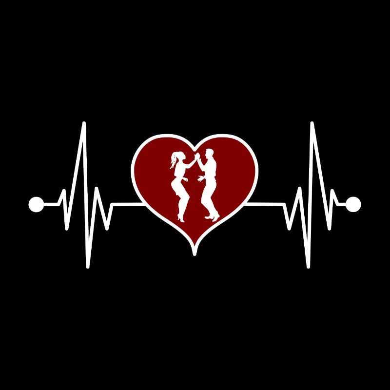 Salsa dance dancing heartbeat for dancing couples dancers