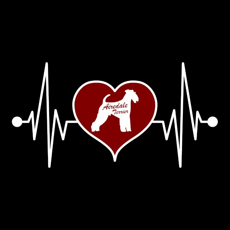 Airedale Terrier Fox Terrier Dogs Heartbeat