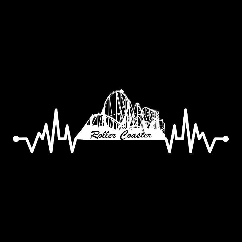 Achterbahn Freizeitpark Herzschlag