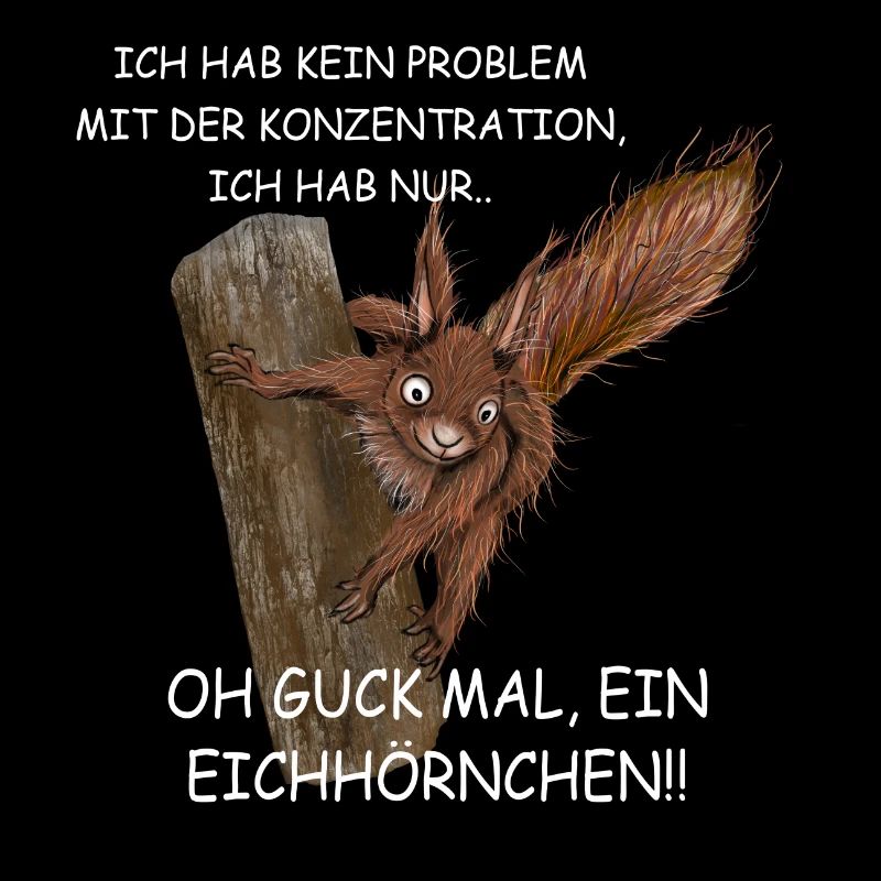 Eichhörnchen squirrel Design ADHS