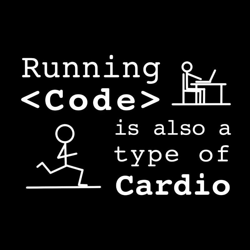 Running Code cardio Programmierer Coding