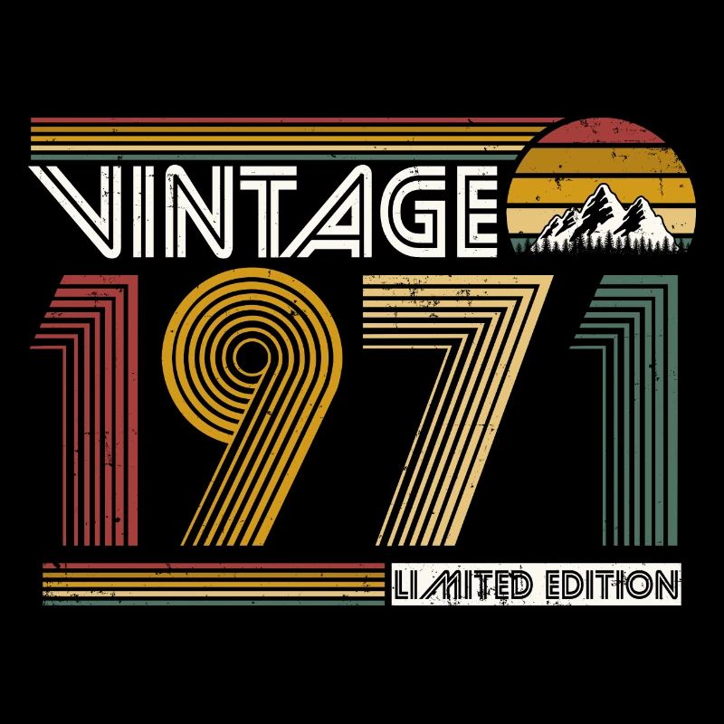 Born in 1971 retro birthday