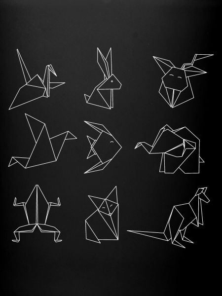 animaux origami