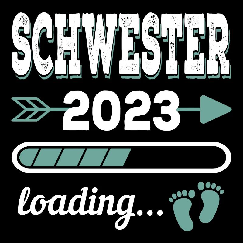 Schwester 2023 Loading Geschwister Geschenk