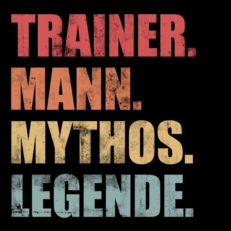 Trainer Mann Mythos Legende Vintage