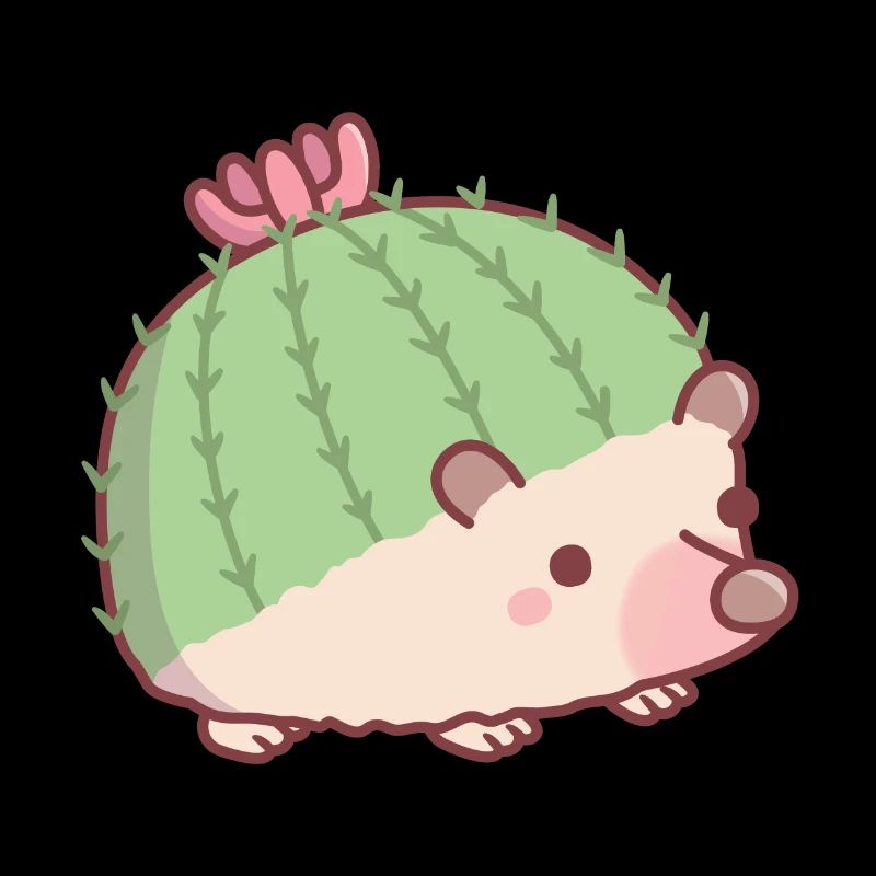 Süßer Kaktus Igel Lustig