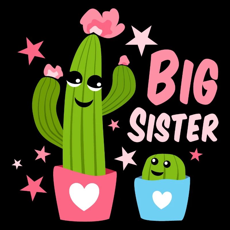 Big Sister Cactus Design