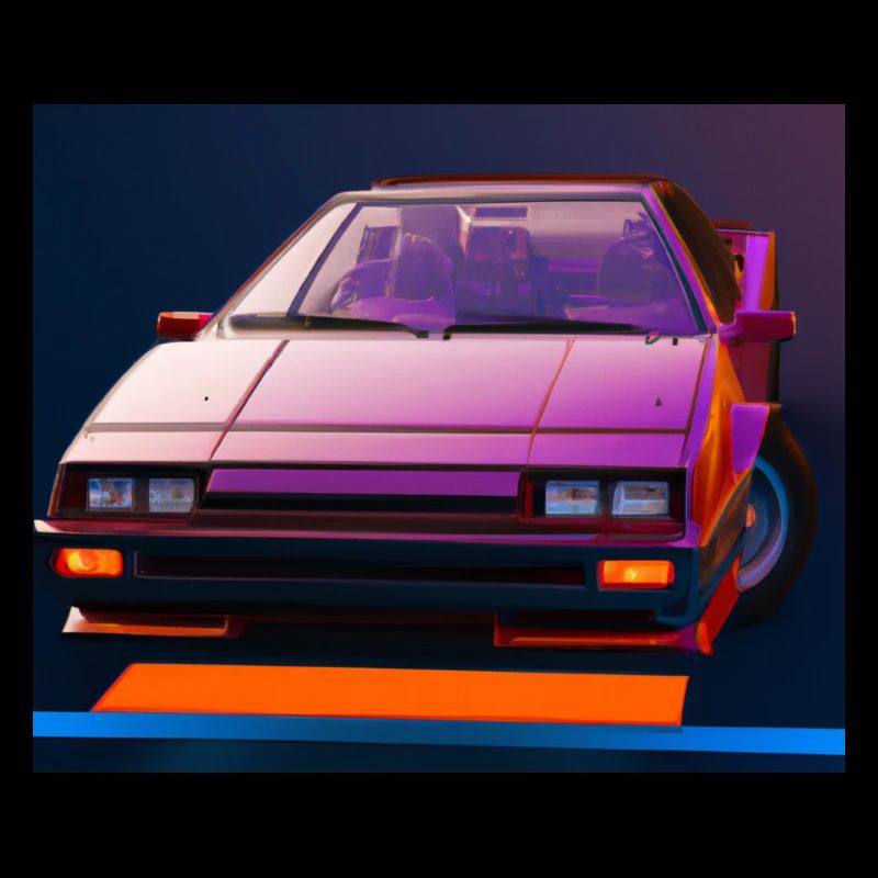 synthwave sport car 5