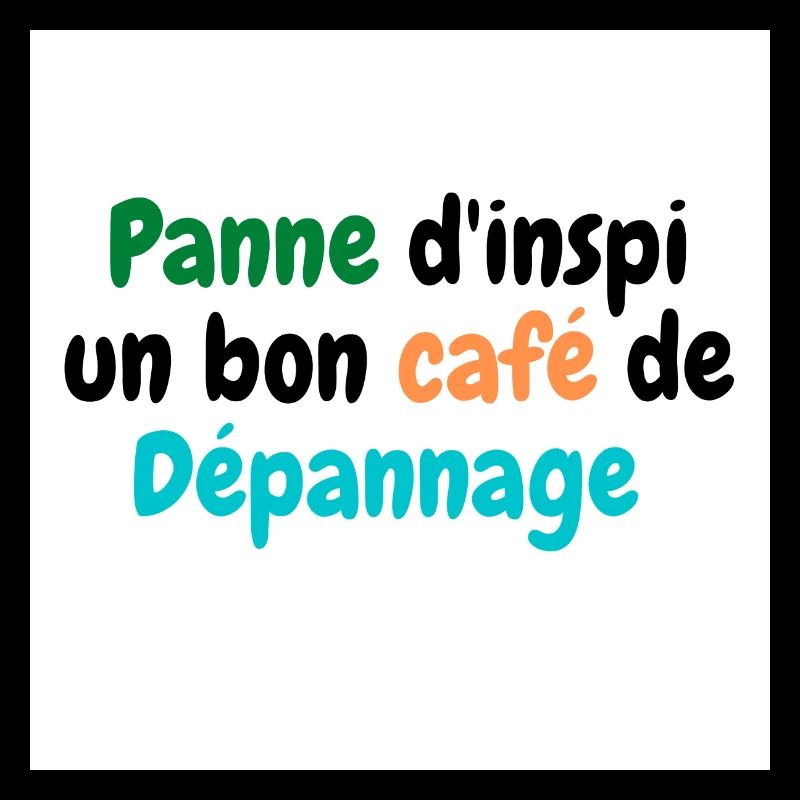 panne d'inspi un bon cfé de dépannage