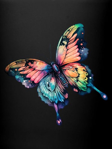 Schmetterling Regenbogenfarben