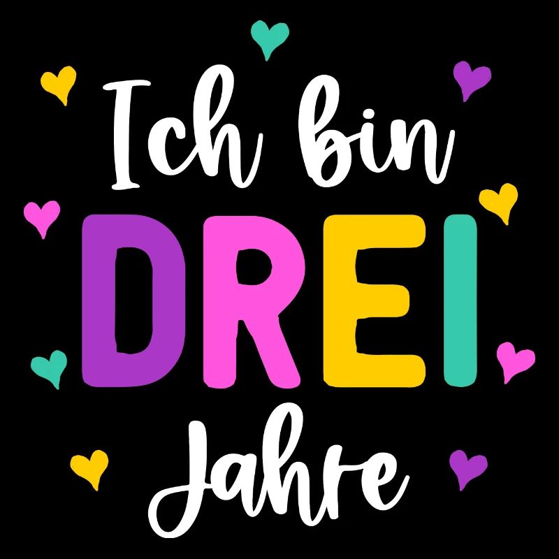 Ich bin 3 Jahre I 3. Geburtstag Geschenk