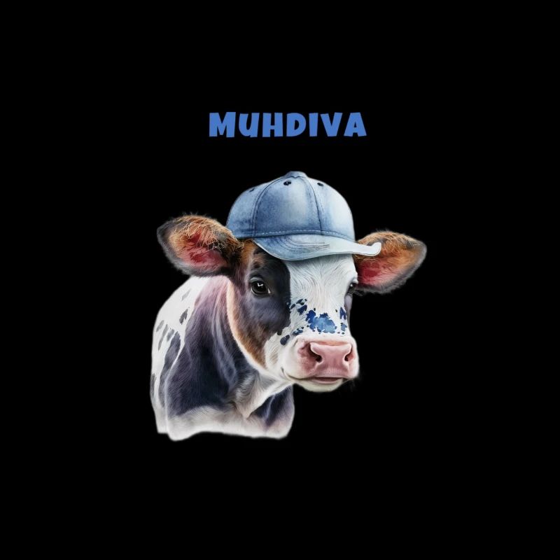Muhdiva Kuh mit Cap