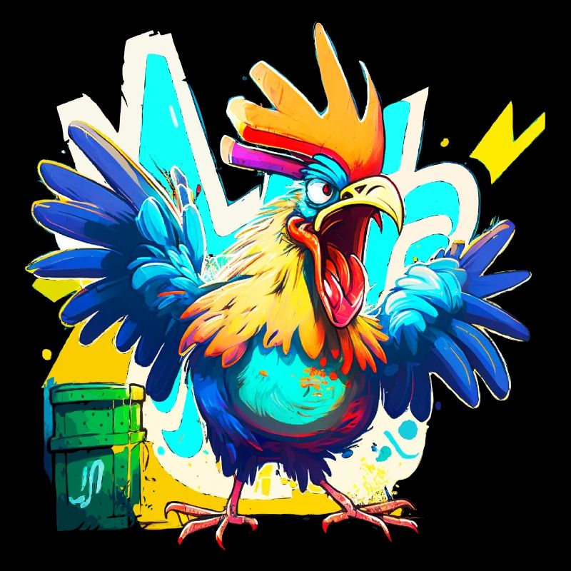 Coq en colère
