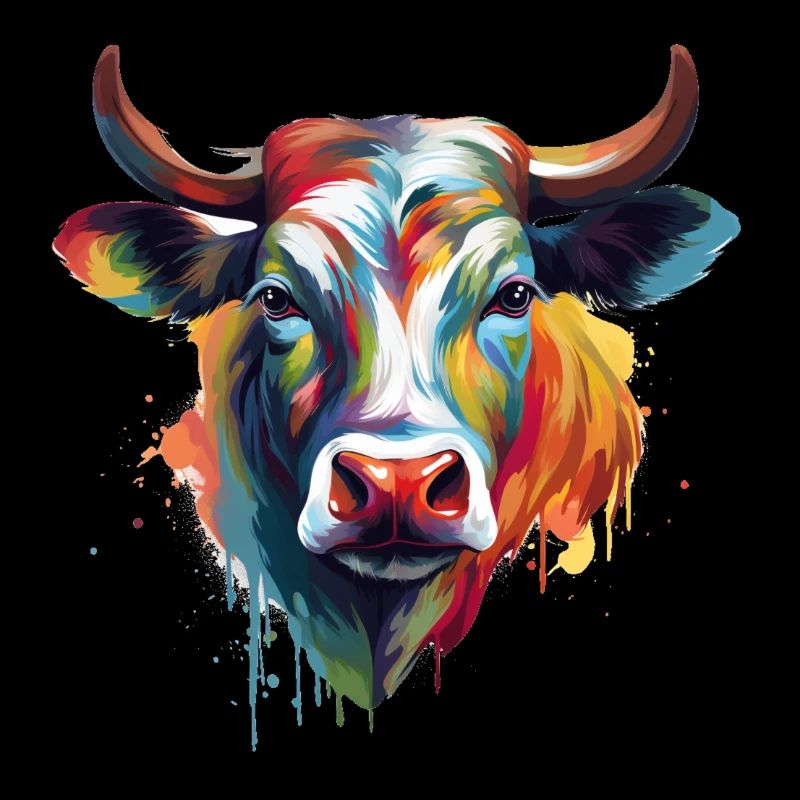 Vache colorée